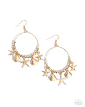 Load image into Gallery viewer, Coastal Conversation Gold Earrings