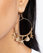 Load image into Gallery viewer, Coastal Conversation Gold Earrings