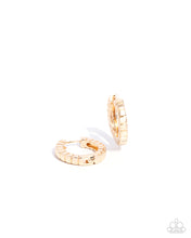 Load image into Gallery viewer, Seamless Style Gold Hinged Hoops