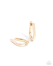 Load image into Gallery viewer, Generous Grace Gold Hinged Hoop Earrings