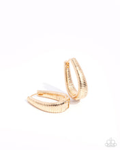 Load image into Gallery viewer, Limitless Leader Gold Hinged Hoop Earrings
