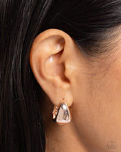Load image into Gallery viewer, Thick as Thieves Rose Gold Hinged Hoops