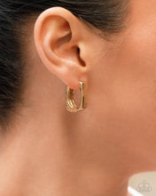Load image into Gallery viewer, Fortnight Fashion Gold Hinged Hoops