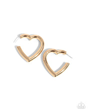 Load image into Gallery viewer, Local Attraction Gold Hinge Hoop Earrings