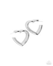 Load image into Gallery viewer, Local Attraction Silver Hoop Earrings