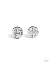 Load image into Gallery viewer, Woven Wisdom Silver Hinged Earrings