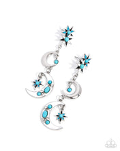 Load image into Gallery viewer, Stellar Serendipity Blue Earrings