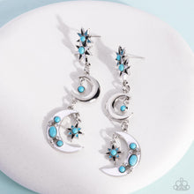 Load image into Gallery viewer, Stellar Serendipity Blue Earrings