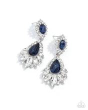 Load image into Gallery viewer, Self-Composed Blue Earrings