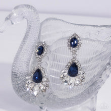 Load image into Gallery viewer, Self-Composed Blue Earrings