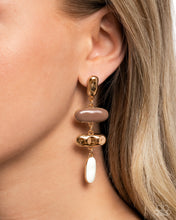 Load image into Gallery viewer, Secretive Shimmer Brown Earrings