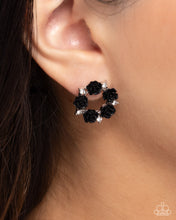 Load image into Gallery viewer, Grace Personified Black Post Earrings