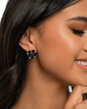 Load image into Gallery viewer, Grace Personified Black Post Earrings