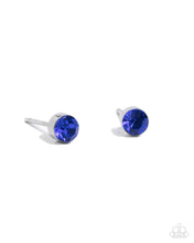 Load image into Gallery viewer, Logical Light Blue Post Earrings