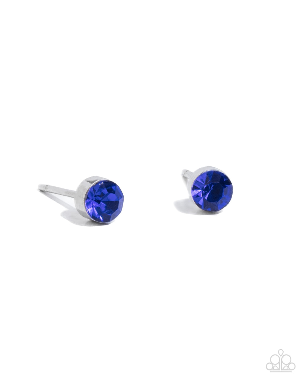 Logical Light Blue Post Earrings