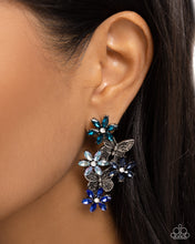 Load image into Gallery viewer, Aerial Award Blue Earrings