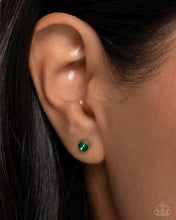 Load image into Gallery viewer, Logical Light Green Post Earrings