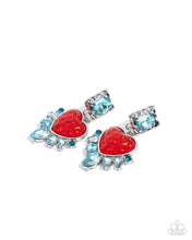 Load image into Gallery viewer, Bohemian Bling Red Earrings