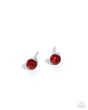 Load image into Gallery viewer, Logical Light Red Post Earrings