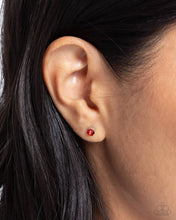 Load image into Gallery viewer, Logical Light Red Post Earrings