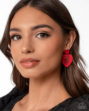 Load image into Gallery viewer, Showstopping Silhouette Red Earrings