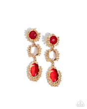 Load image into Gallery viewer, Emotional Elegance Red Earrings