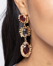 Load image into Gallery viewer, Emotional Elegance Red Earrings
