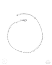 Load image into Gallery viewer, Pampered Pondering Silver Anklet