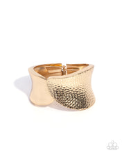 Load image into Gallery viewer, Burnished Balance Gold Hinged Bangle