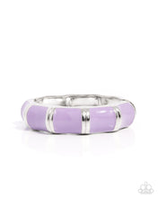 Load image into Gallery viewer, Pearlized Promise Purple Hinged Bracelet