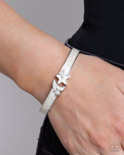 Load image into Gallery viewer, Celestial Cutie White Hinged Bangle