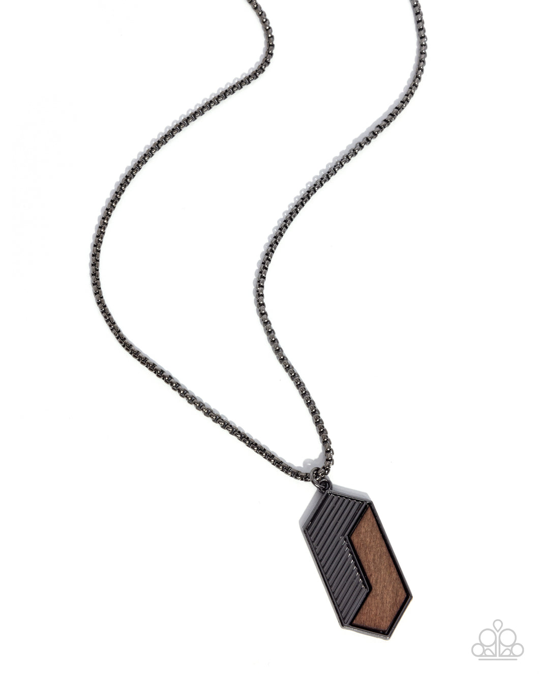 WOODWORK Study Black Men’s Necklace