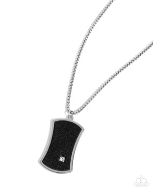 Breathless Borough Mens Black Necklace