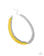 Load image into Gallery viewer, Tinted Tension Yellow Necklace