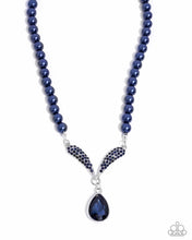 Load image into Gallery viewer, Avant-Garde Adornment Blue Necklace