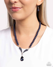 Load image into Gallery viewer, Avant-Garde Adornment Blue Necklace