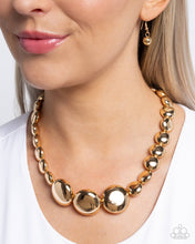 Load image into Gallery viewer, Reflective Roar Gold Necklace
