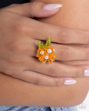 Load image into Gallery viewer, Pearl Priority Orange Skinny Band Ring