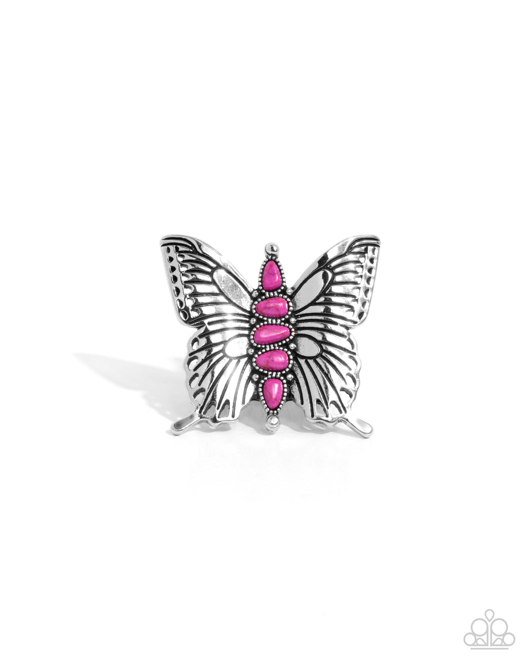 Brash Butterfly Pink Ring