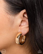 Load image into Gallery viewer, Round Reputation Gold Clip On Earrings