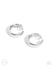 Load image into Gallery viewer, Round Reputation Silver Clip On Earrings