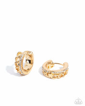 Load image into Gallery viewer, Lethal Layers Gold Hinged Hoop Earrings