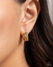 Load image into Gallery viewer, Lethal Layers Gold Hinged Hoop Earrings