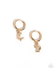 Load image into Gallery viewer, Lunar Language Gold Earrings