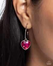 Load image into Gallery viewer, Diamond of the Night Pink Earrings