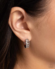 Load image into Gallery viewer, Lethal Layers White Hinged Hoop Earrings
