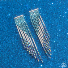 Load image into Gallery viewer, Careless Cascade Blue Earrings