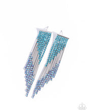 Load image into Gallery viewer, Careless Cascade Blue Earrings