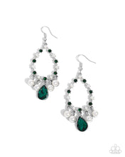 Load image into Gallery viewer, Baroness Behavior Green Earrings
