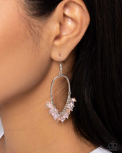Load image into Gallery viewer, Chandelier Check Pink Earrings